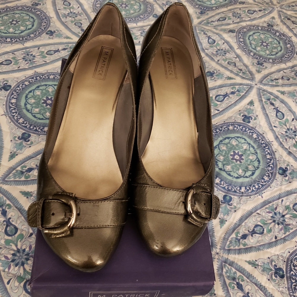 Pewter Wedge Shoes